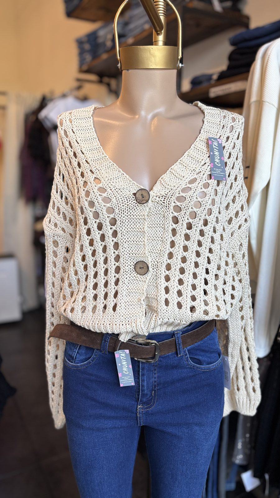 Cardigan Maite tejido