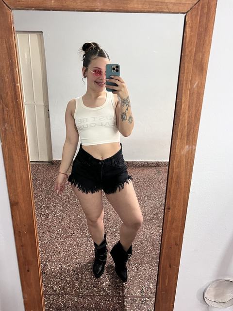 Short con stras negro